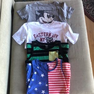 (4) Boys Tops, size 6/7
